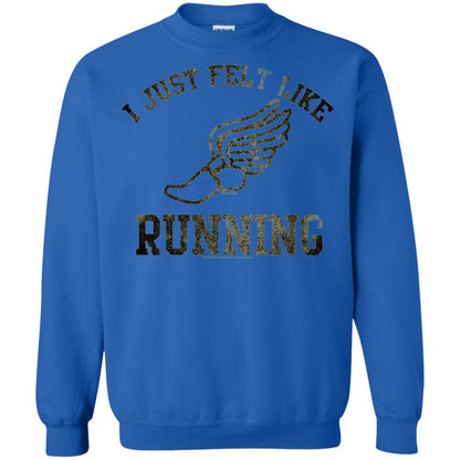 Movie T-Shirt I Just Felt Like Running Royal