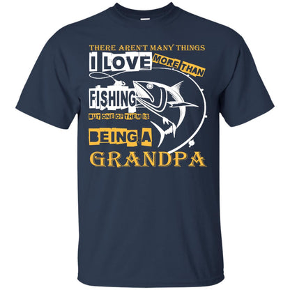 But One Of Them Is Being A Grandpa Papa T-shirt Navy
