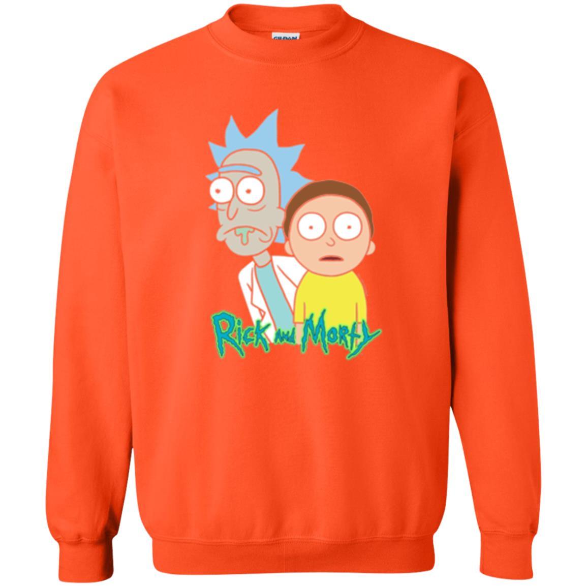 Film T-shirt Rick And Morty Stunned Orange