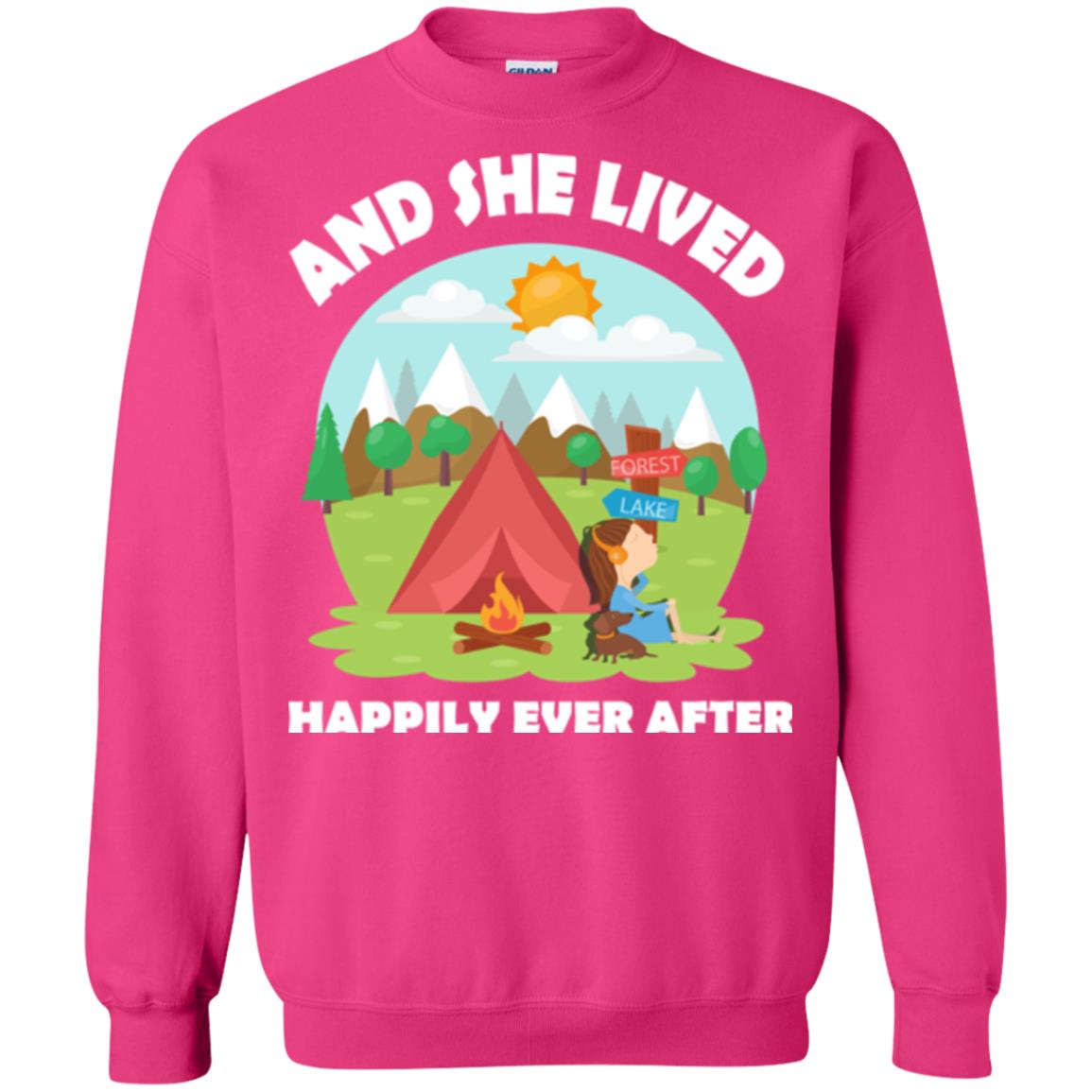 And She Lived Happily Ever After T-shirt Heliconia