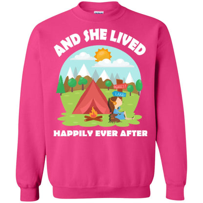 And She Lived Happily Ever After T-shirt Heliconia