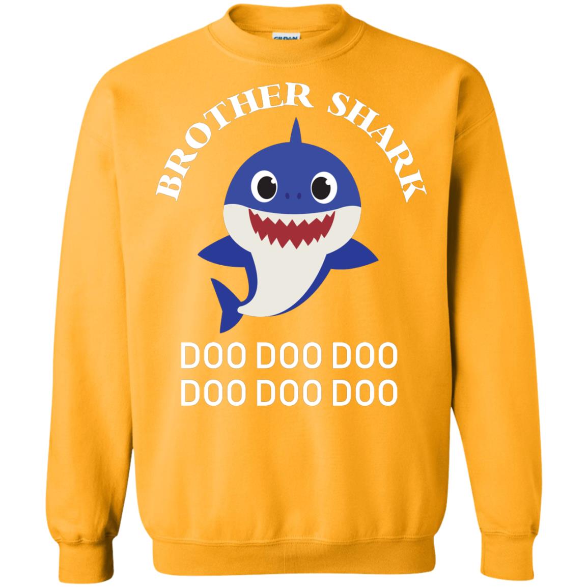 Brother Shark Family Shark Shirt Gold