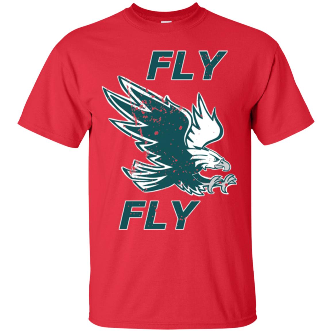 Eagle Lover T-shirt Flying Eagle T-shirt Red