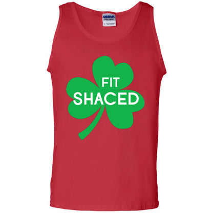 Saint Patrick's Day T-shirt Shamrocks Fit Shaced Red