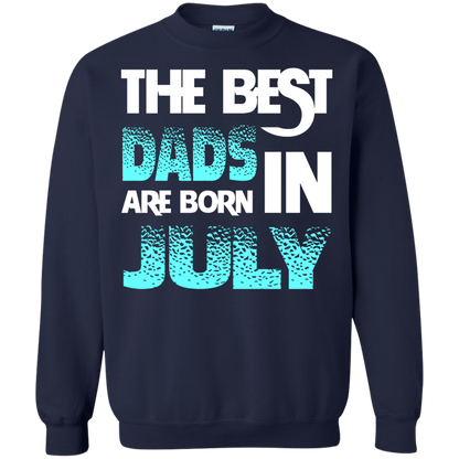 Daddy T-shirt The Best Dads Are Born In July Navy
