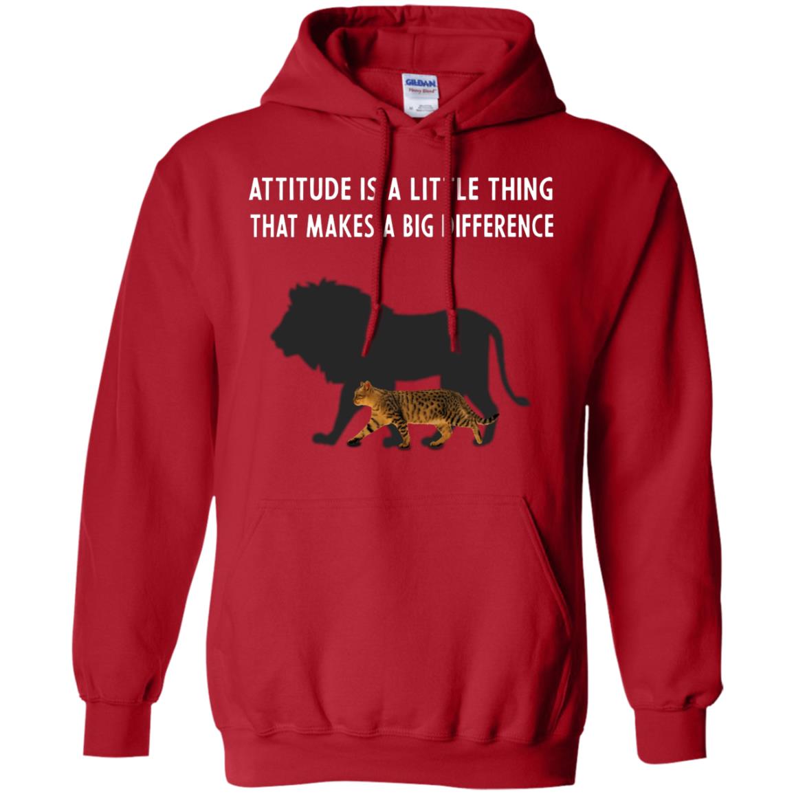 Attitude Is Little Thing That Make A Big Difference Best Quote Shirt Red