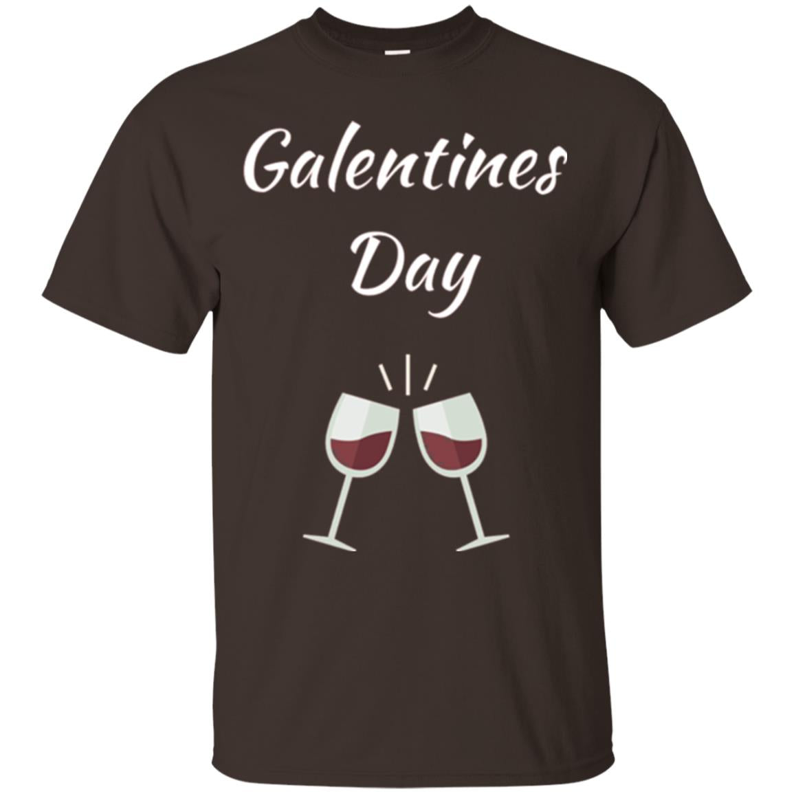 Valentines Alternative Galentines Day T-shirt Dark Chocolate