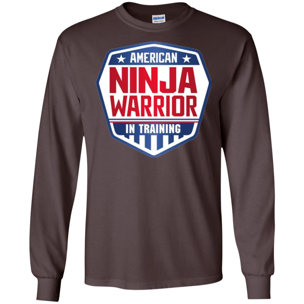 American Ninja Warrior In Training T-shirt Dark Chocolate