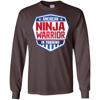 American Ninja Warrior In Training T-shirt Dark Chocolate