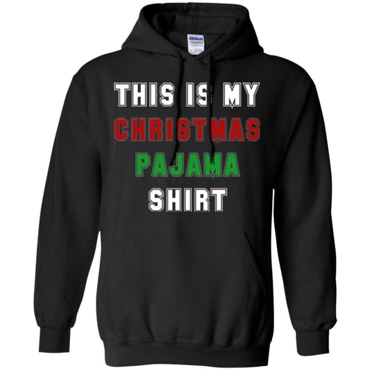 Christmas T-shirt This Is My Christmas Pajama Black