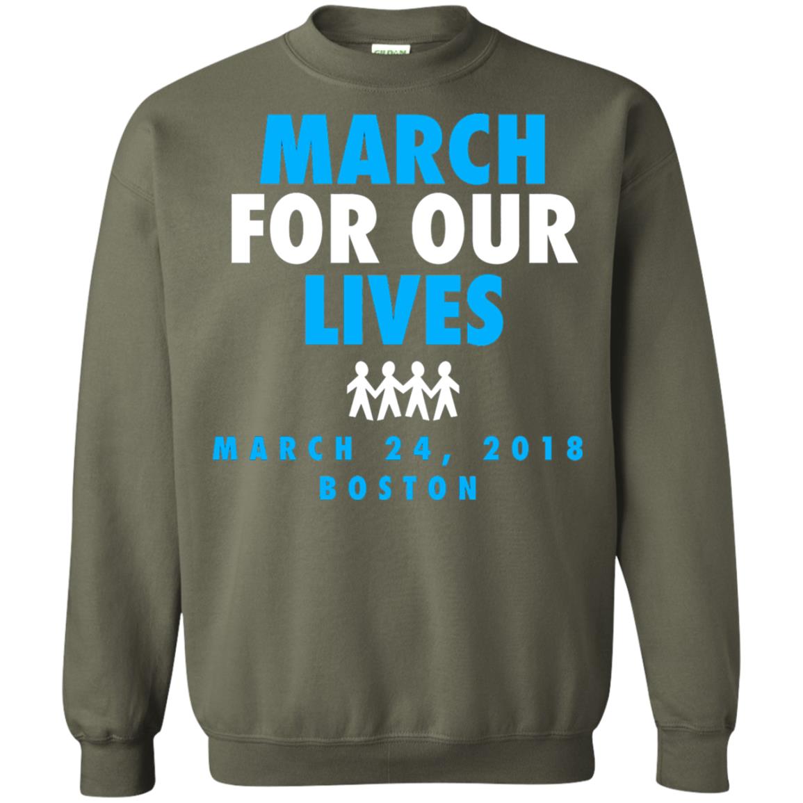 March For Our Lives March 24 2018 Boston Ma Gun Controls Military Green