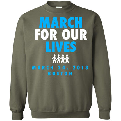 March For Our Lives March 24 2018 Boston Ma Gun Controls Military Green