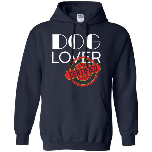 Dog Lover T-shirt Certified Navy