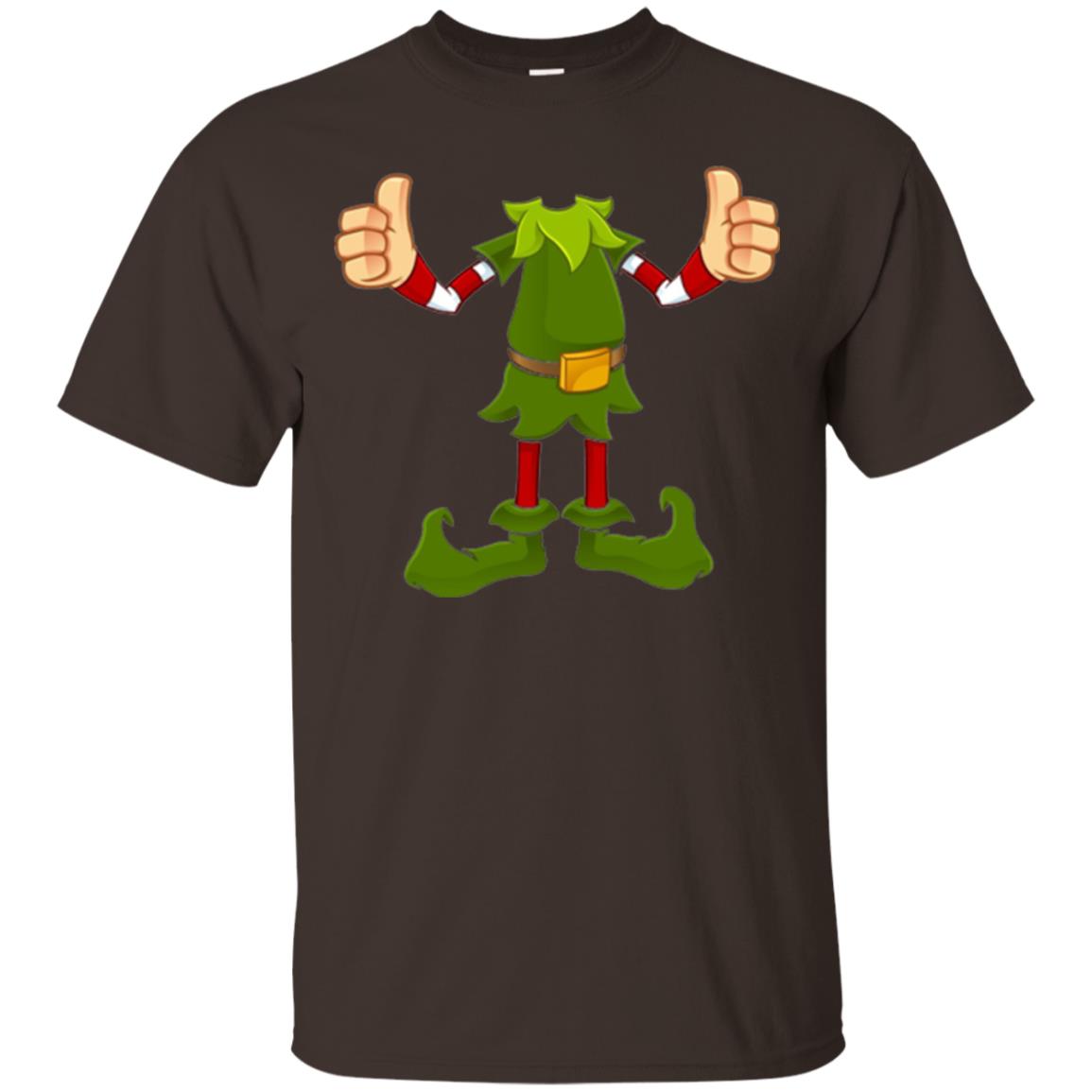 Chirstmas T-shirt Funny Elf Dark Chocolate