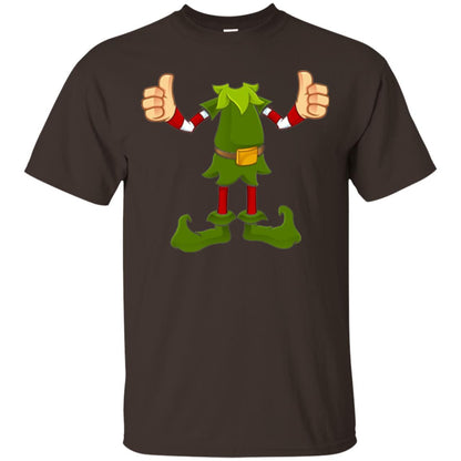 Chirstmas T-shirt Funny Elf Dark Chocolate