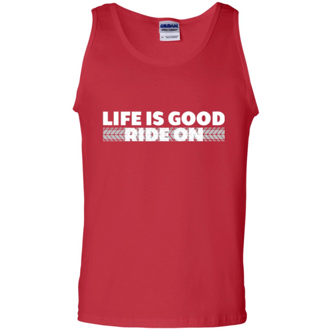 Life Is Good Ride On T-shirt Red