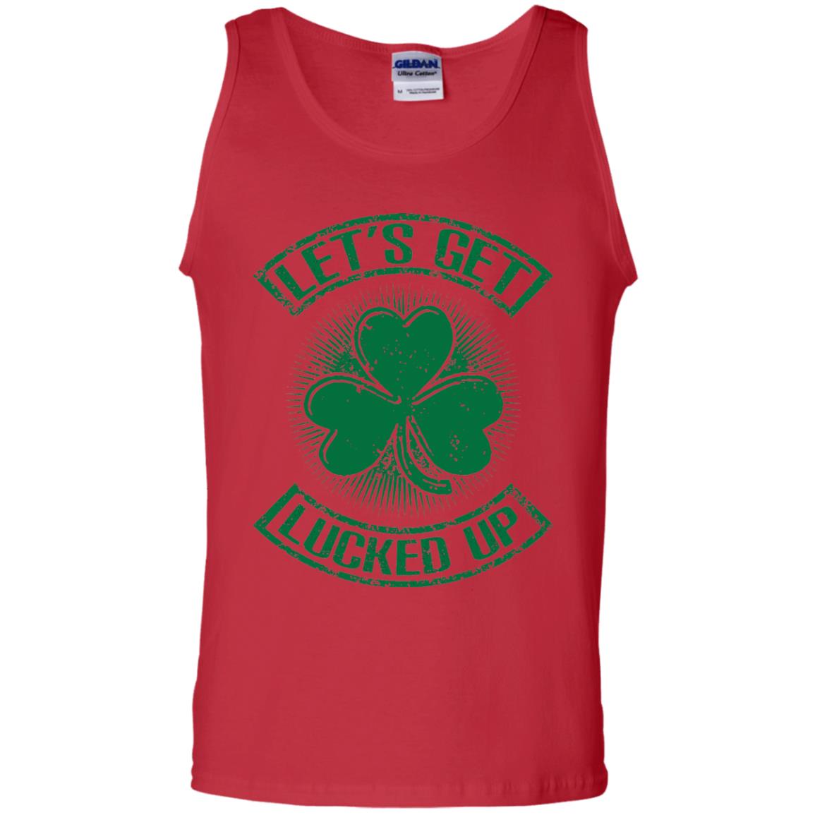 Let_s Get Lucked Up St. Patrick_s Day T-shirt Red