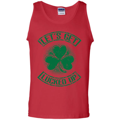 Let_s Get Lucked Up St. Patrick_s Day T-shirt Red