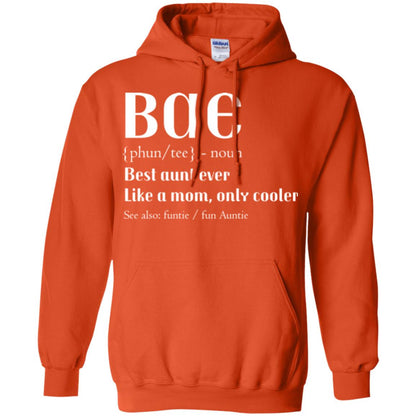 Bae Best Aunt Ever Shirt Orange