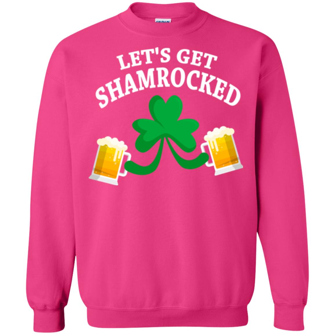 Patrick_s Day T-shirt Let_s Get Shamrocked Heliconia