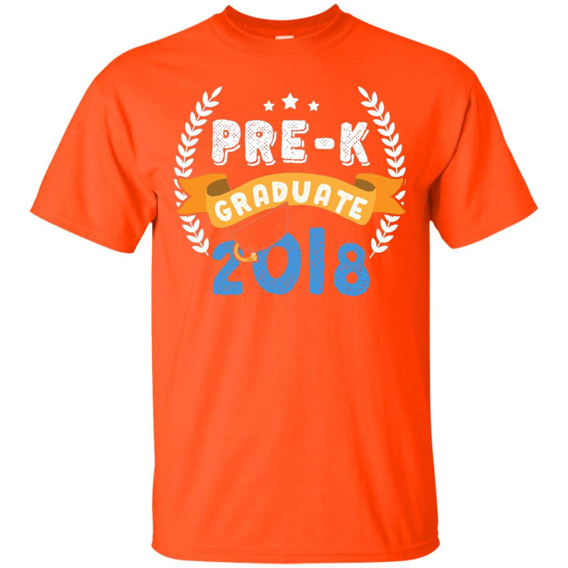 Pre School Graduation Graduate Grad Funny Gift 2018 Orange
