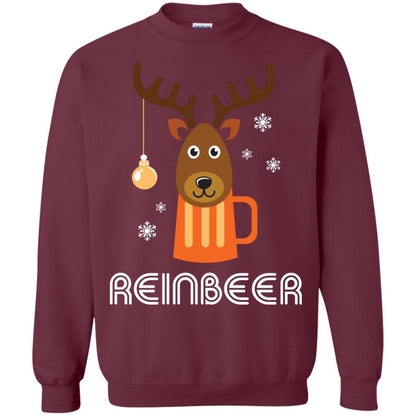 Christmas T-shirt Reinbeer Maroon