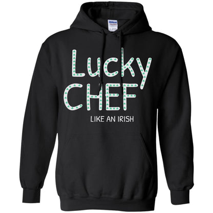 Lucky Chef Like An Irish Shamrock Saint Patrick's Day T-shirt Black