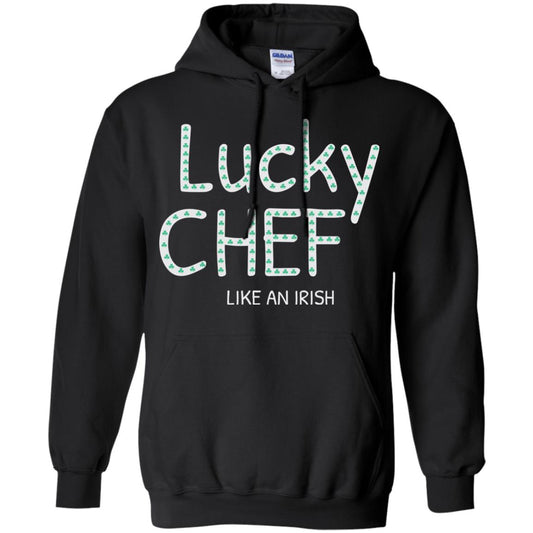 Lucky Chef Like An Irish Shamrock Saint Patrick's Day T-shirt Black