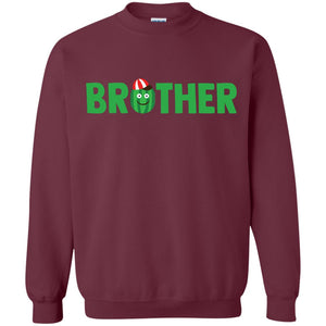 Brother Watermelon Funny Summer Melon Fruit Shirt For BrotherG180 Gildan Crewneck Pullover Sweatshirt 8 oz.