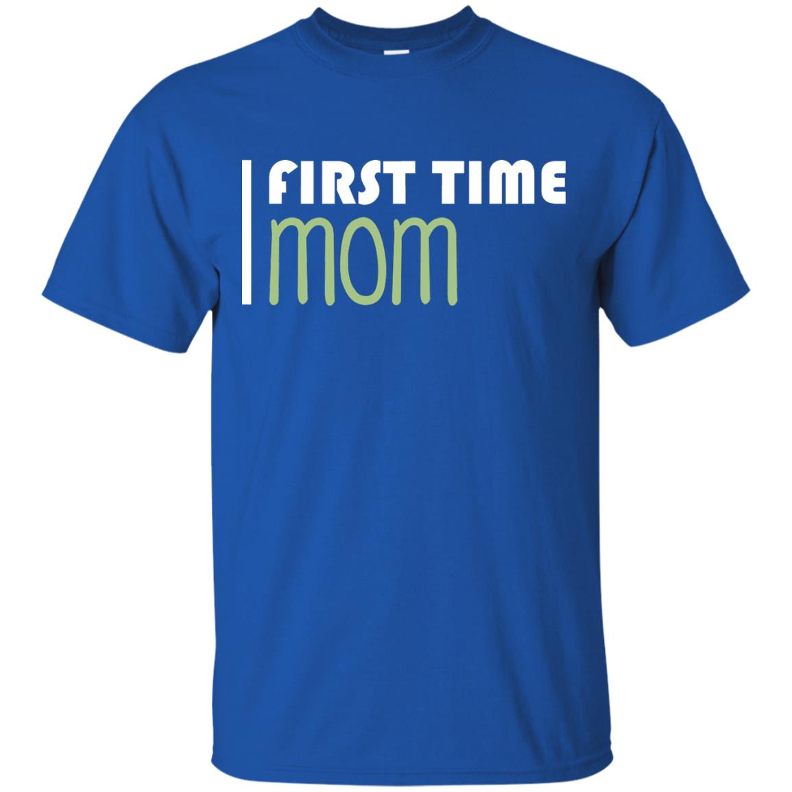 First Time Mom New Mom Shirt Royal