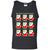 The Many Faces Of Santa Humor X-mas Gift ShirtG220 Gildan 100% Cotton Tank Top