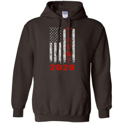 American Flag Vintage Design Trump 2020 T-shirt Dark Chocolate