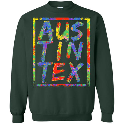 Austin Texas T-shirt Forest Green