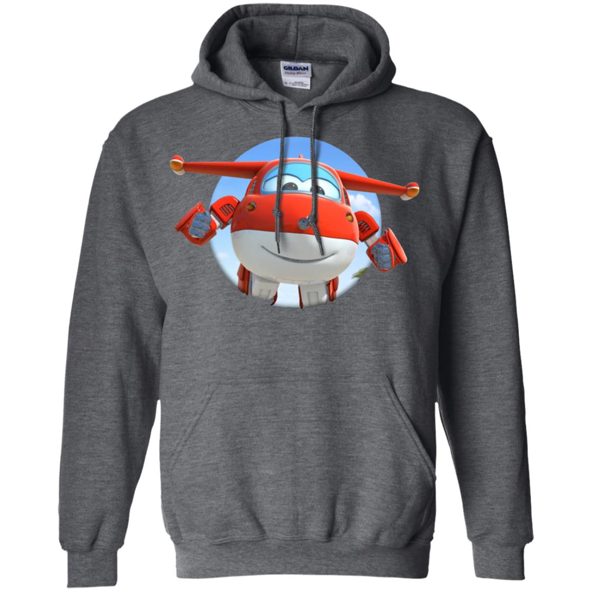 Super Wings Jett Movie Lover T-shirt Dark Heather