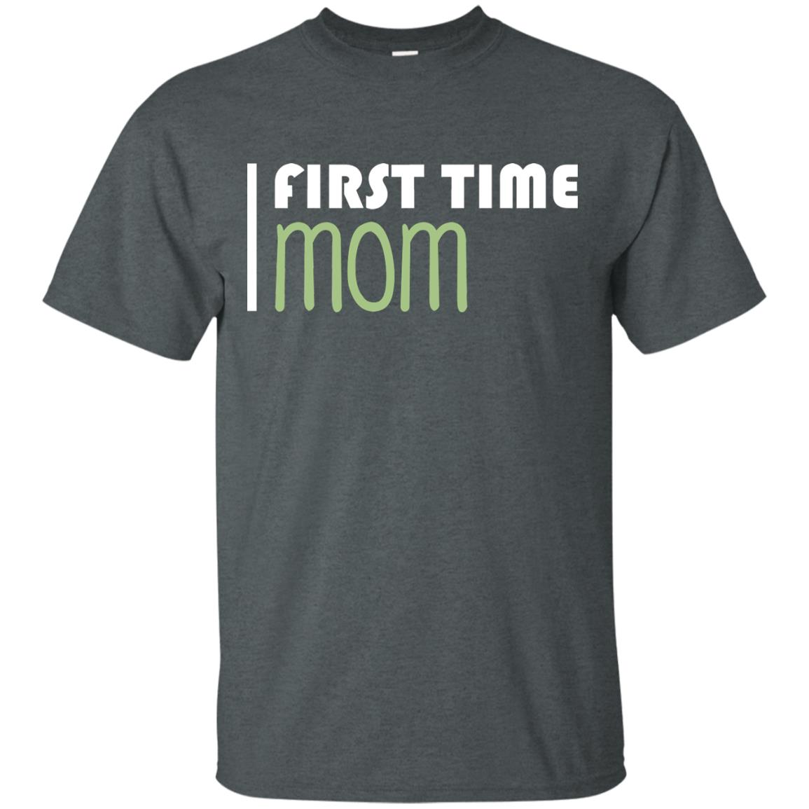 First Time Mom New Mom Shirt Dark Heather