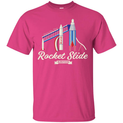 I Survived The Rocket Slide T-shirt Heliconia