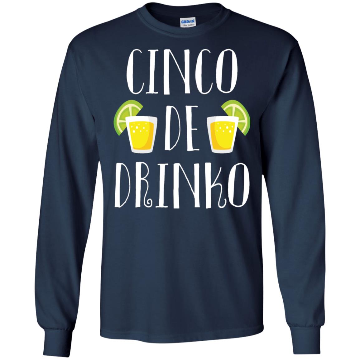 Cinco De Mayo Drinko Drink Lover Shirt Navy
