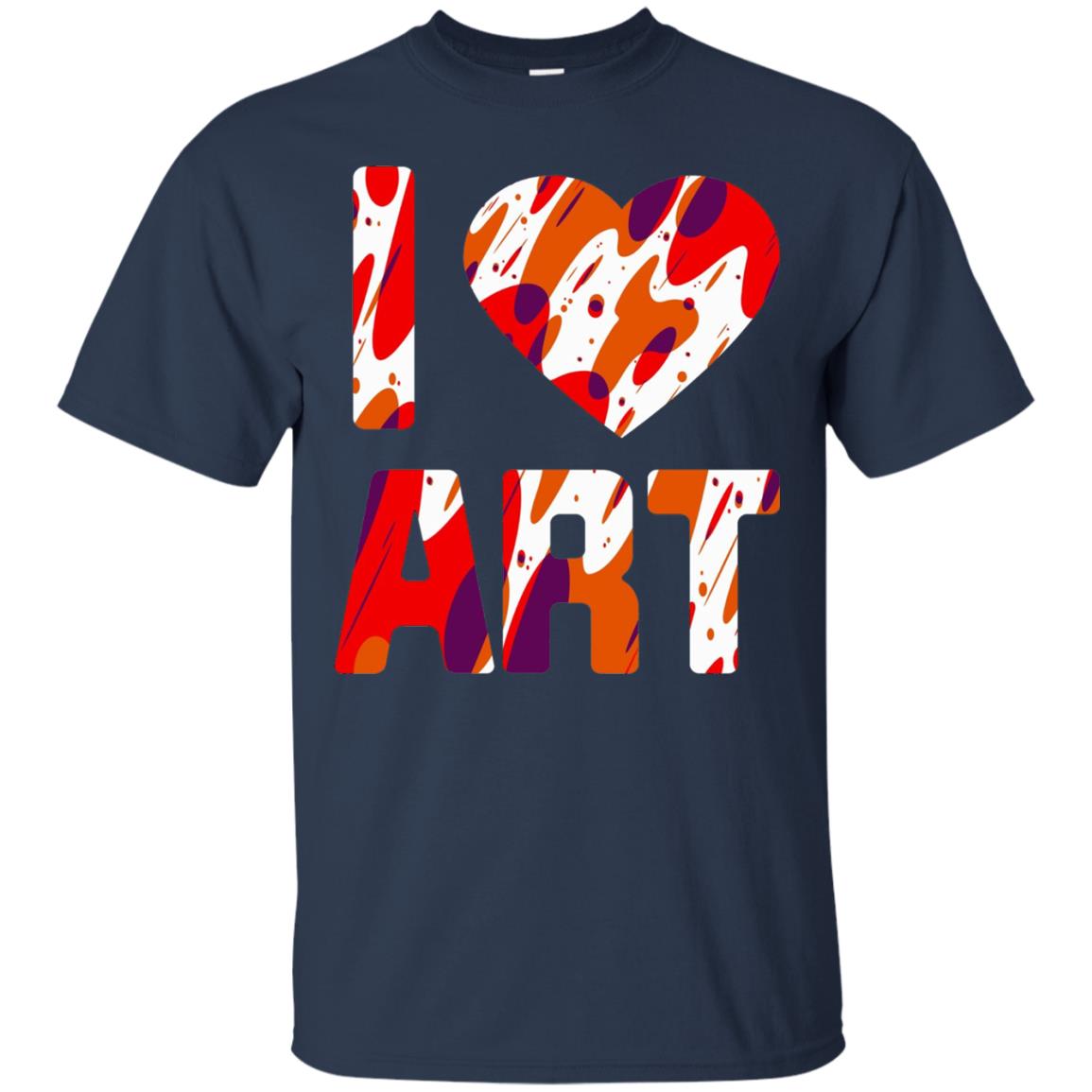 Artist T-shirt I Love Art Navy