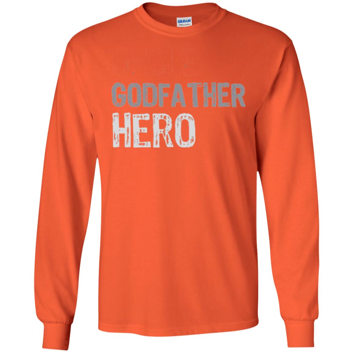 Uncle T-shirt Uncle Godfather Hero Orange