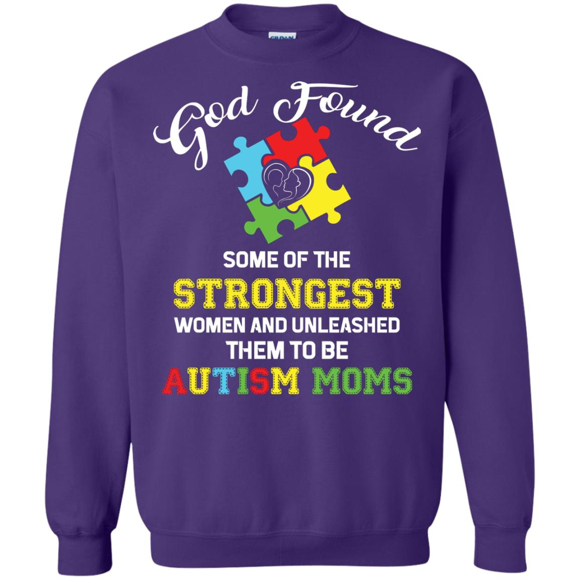 And Unleashed Them To Be Autism Moms Autism Shirt For Mom Purple