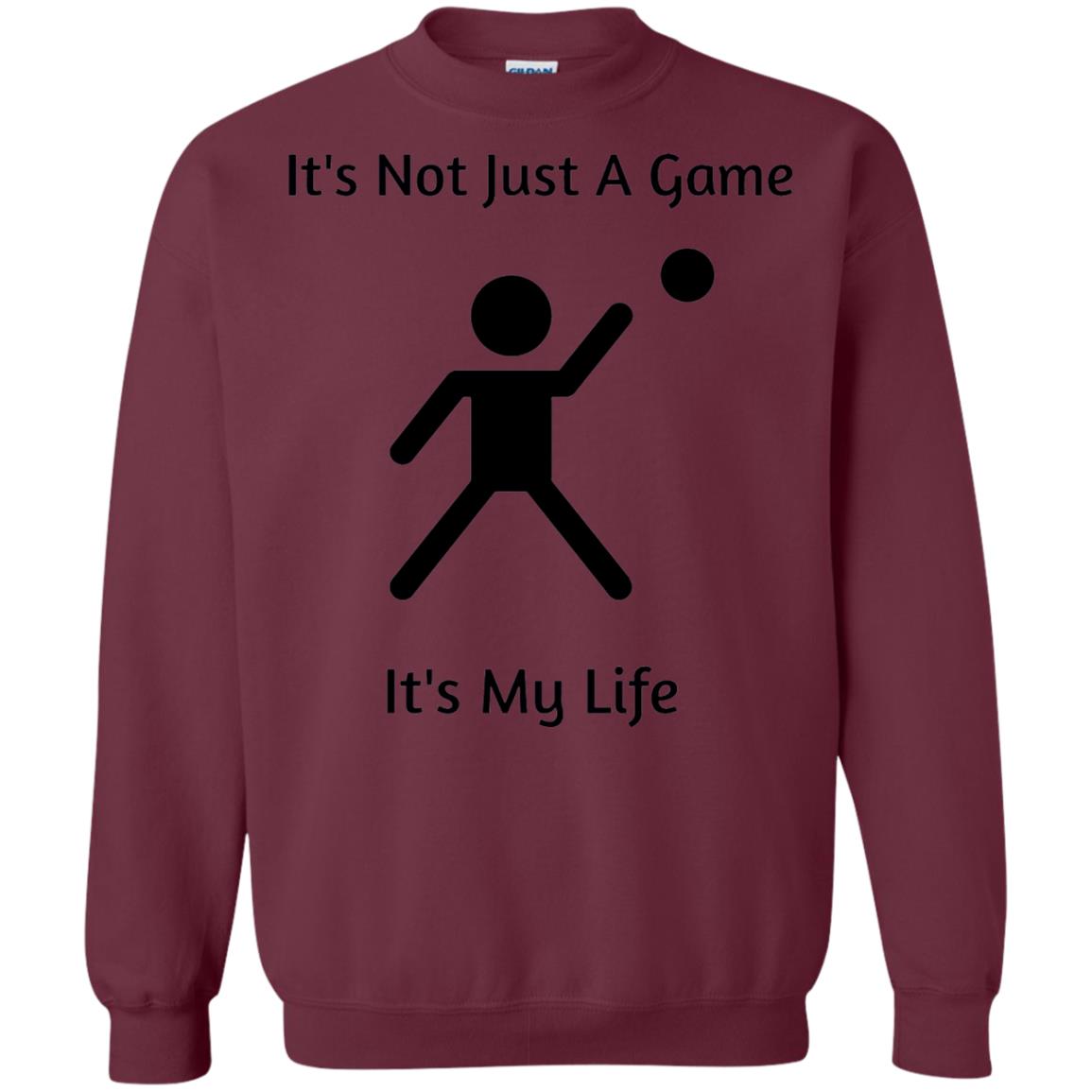 Basketball Shirt Its Not Just A Game Its My Life Maroon