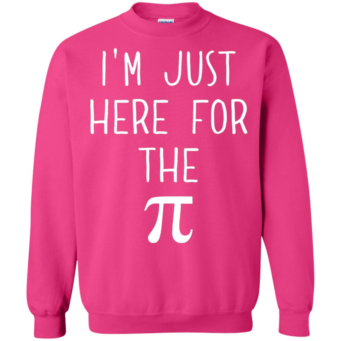 Funny Pi Day Shirt Im Just Here For The Pi Heliconia