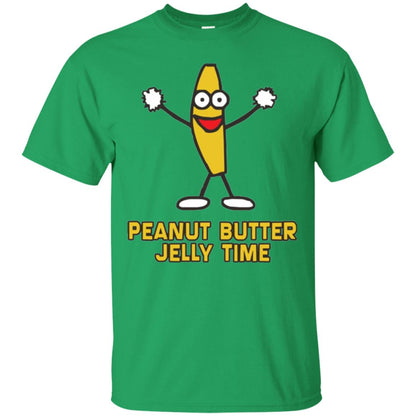 Peanut Butter Jelly Time T-shirt Irish Green
