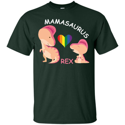Mamasaurus Rex Lgbt Shirt Forest