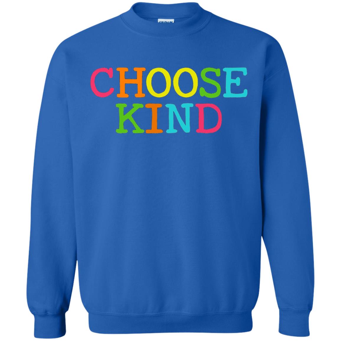 Choose Kind Be Kind Anti Bullying T-shirt Royal