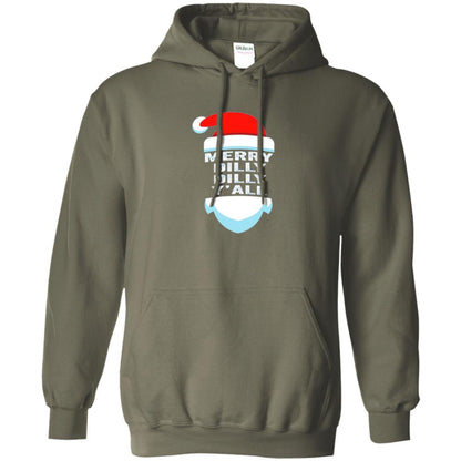 Christmas T-shirt Dilly Dilly Y_all Santa Claus Military Green