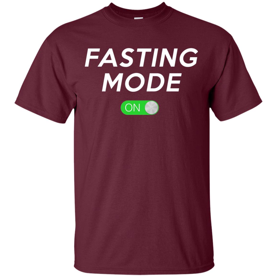 Funny Ramadan Fasting Mode On Shirt Maroon