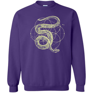 Sacred Geometry Seed Of Life Snake T-shirt