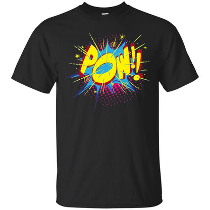 Pow Comic Sound Effect Shirt Black