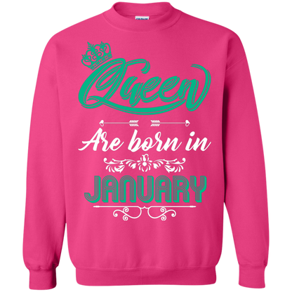 Brithday T-Shirt Queen Are Born In January Heliconia